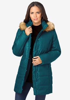 Classic Length Quilted Puffer Jacket