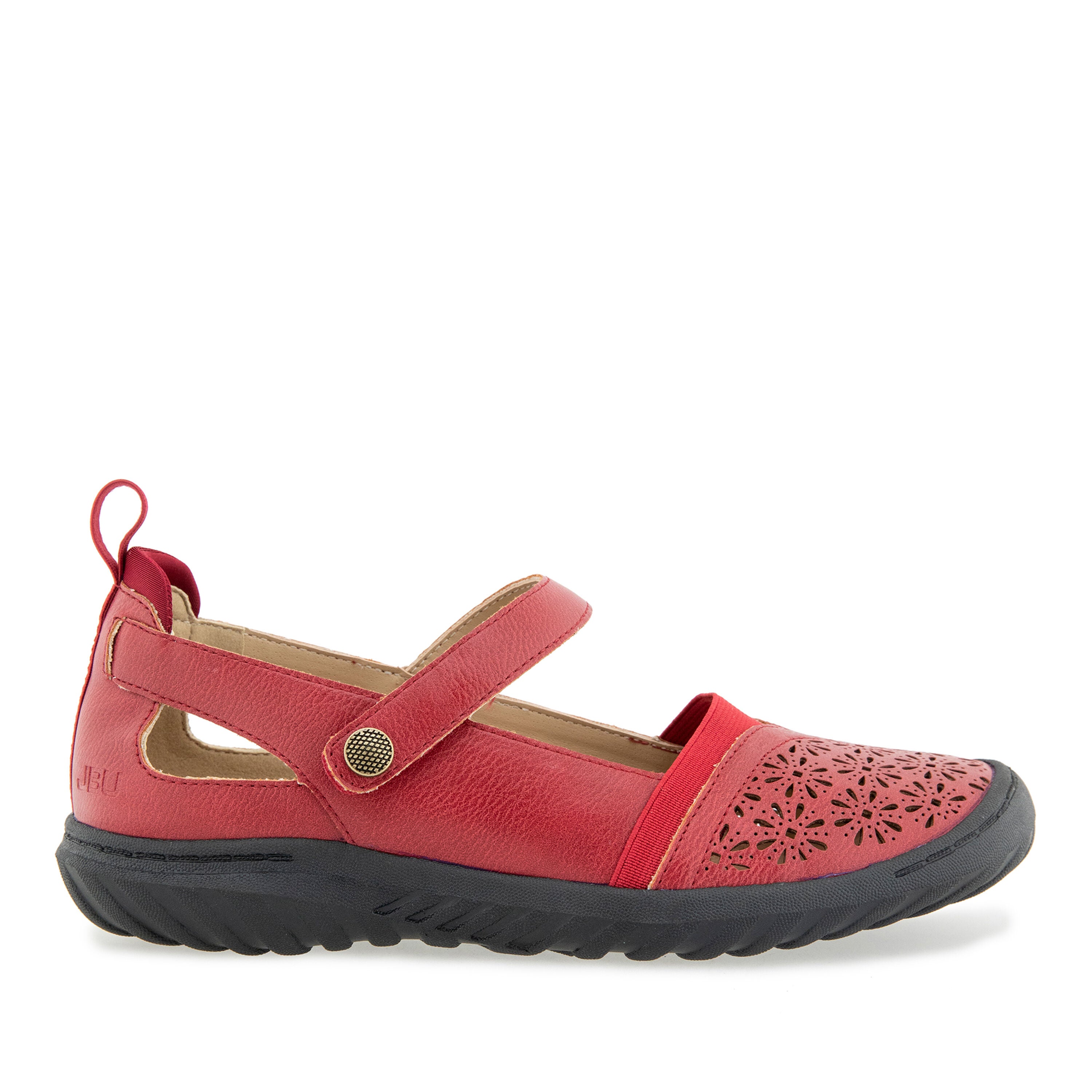 Rya Casual Mary Jane Flat, RED, alternate image number 2