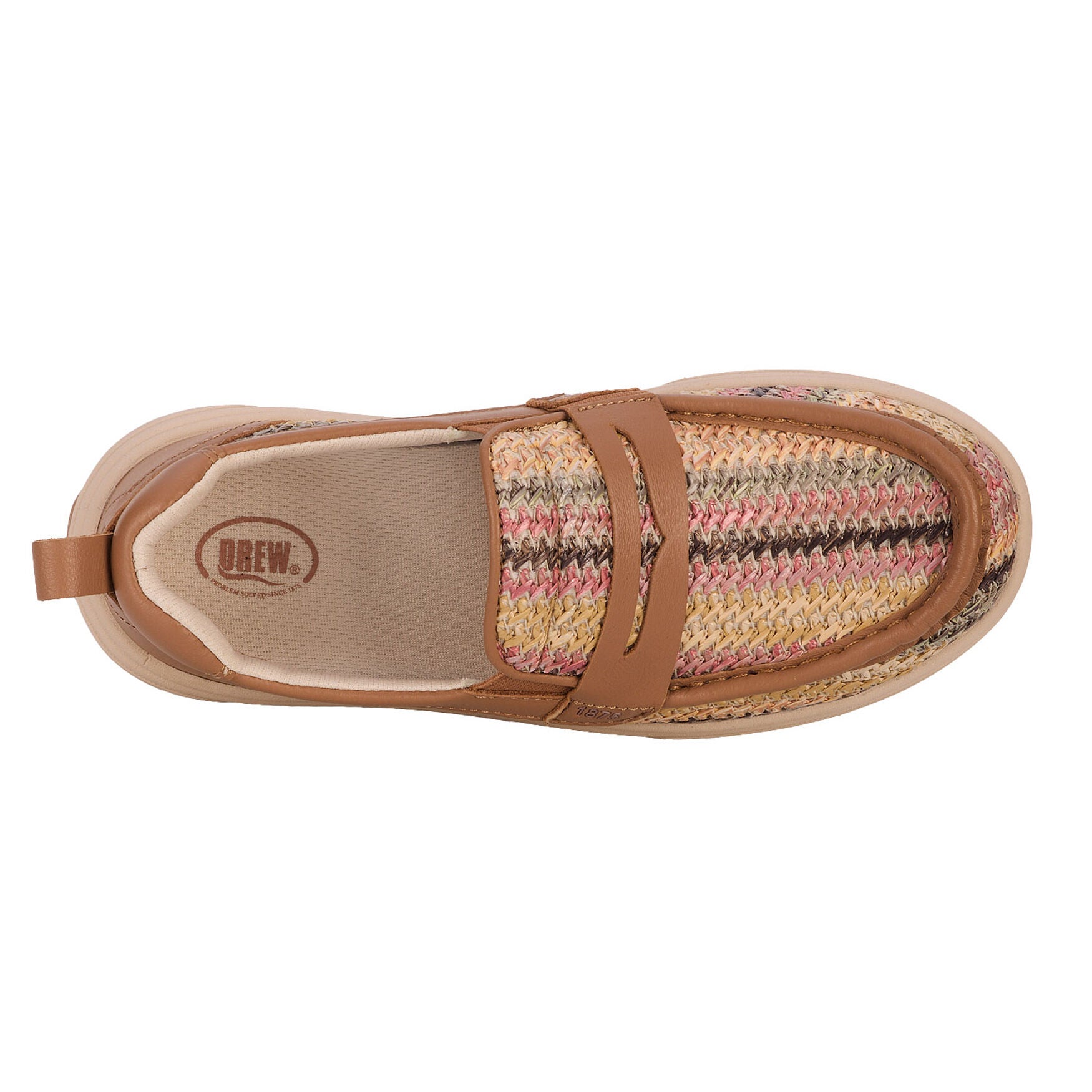 Java Comfort Slip-On, TAN AND PINK, alternate image number 6