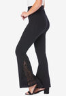 Lace-Inset Essential Stretch Yoga Pant, , alternate image number null