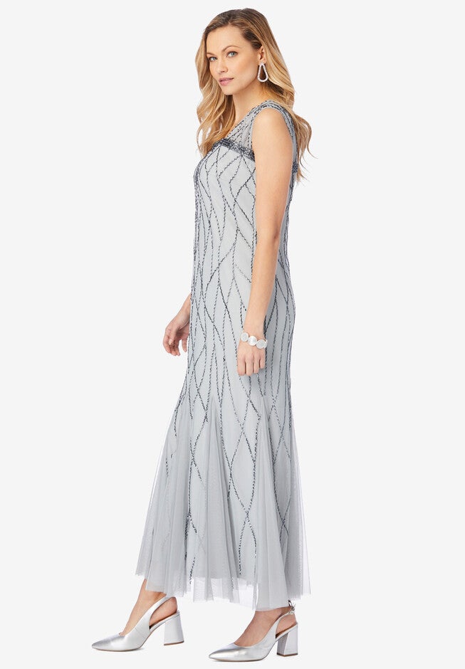 Beaded Sweetheart Gown, , alternate image number null