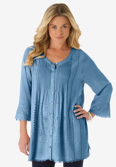 Eyelet Big Shirt