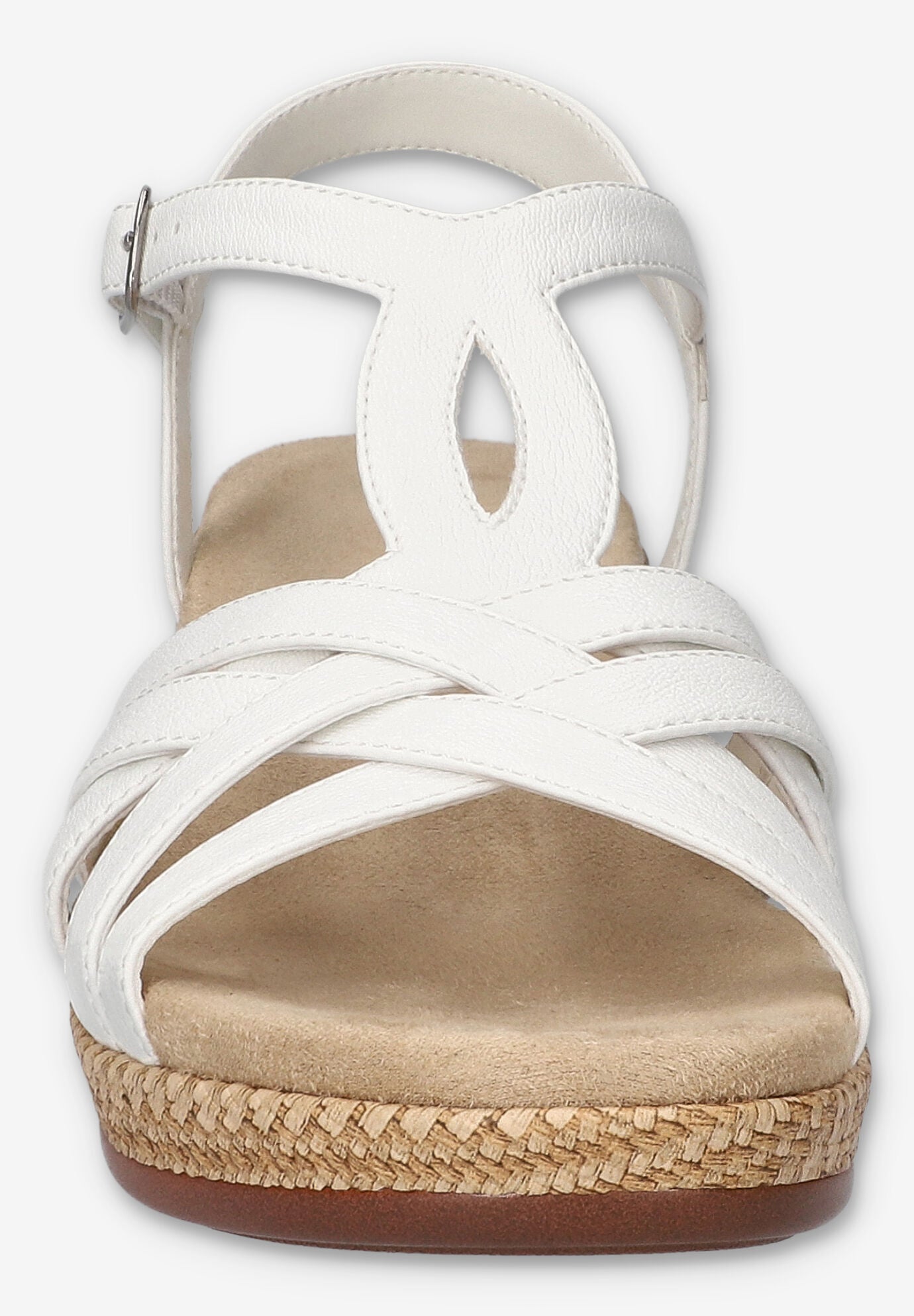 Lua Wedge Sandal, WHITE, on-hover image number 1