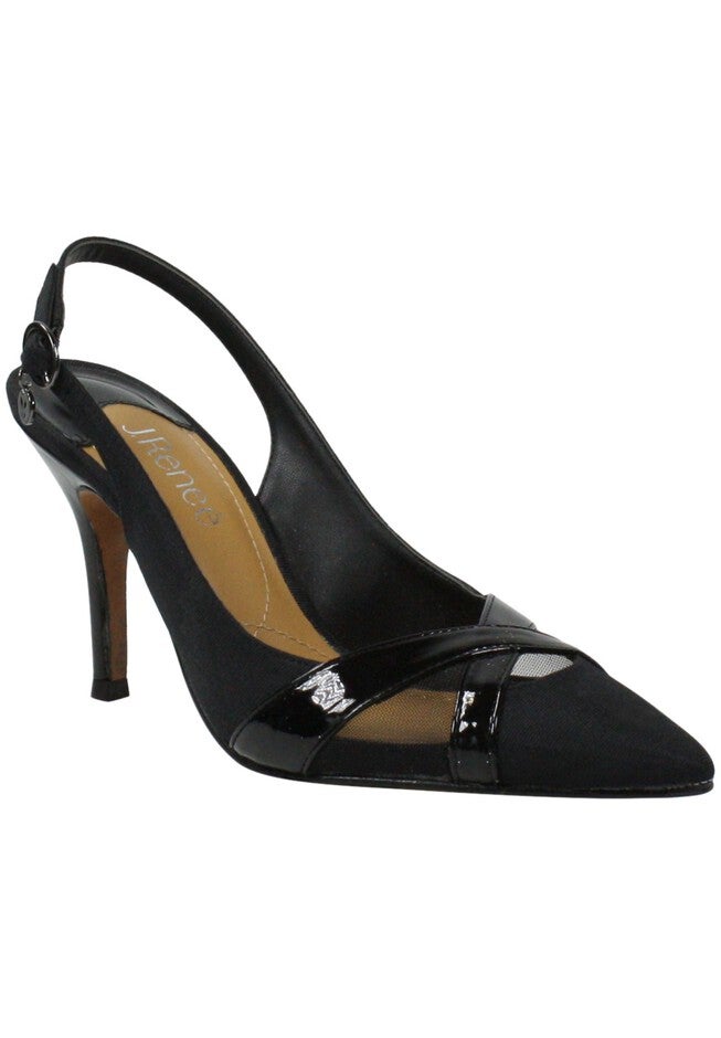 Benakin Pumps And Slings , BLACK GROSGRAIN, hi-res image number null