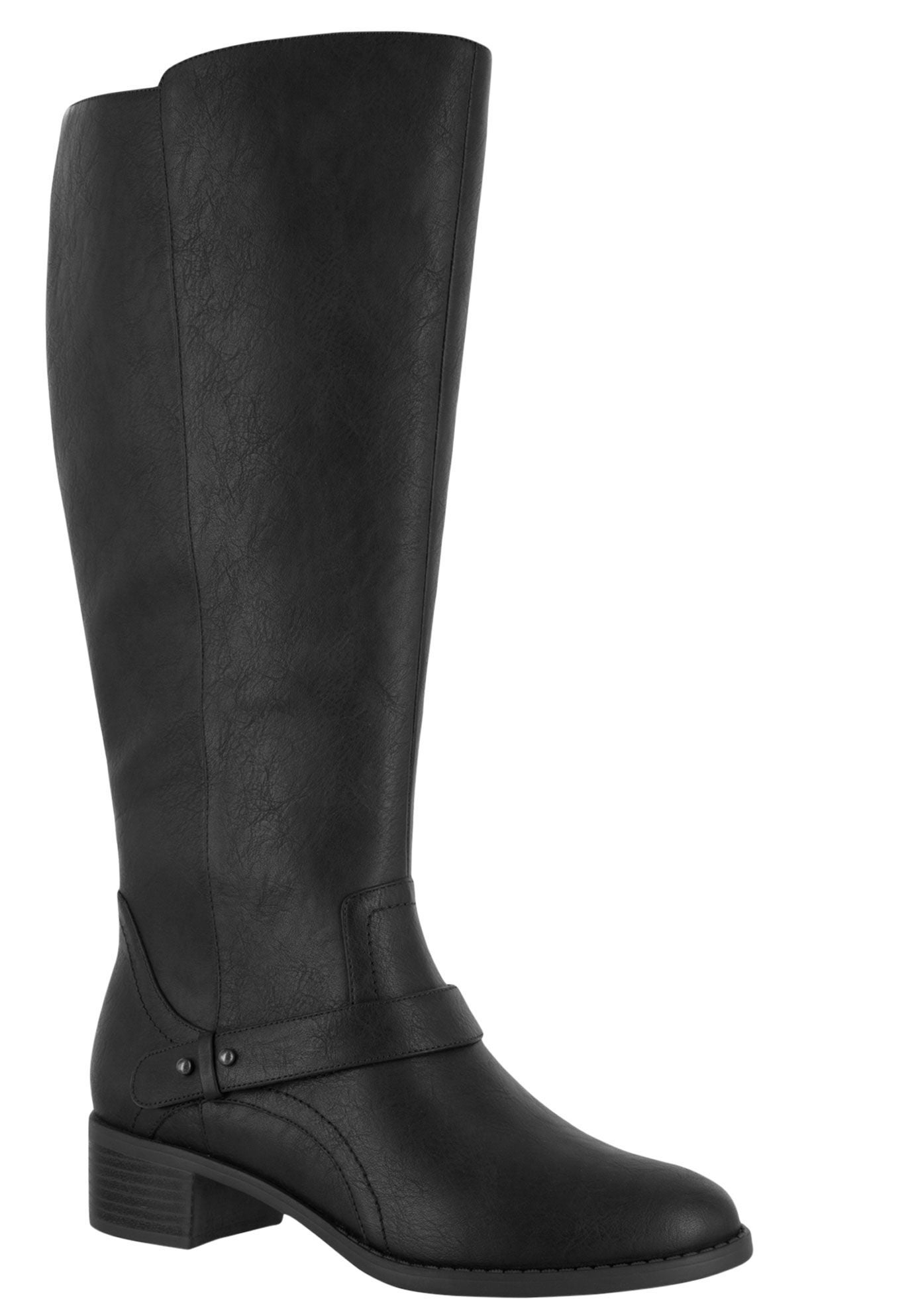 Jewel Plus Wide Calf Boots by Easy Street®, BLACK, hi-res image number 0