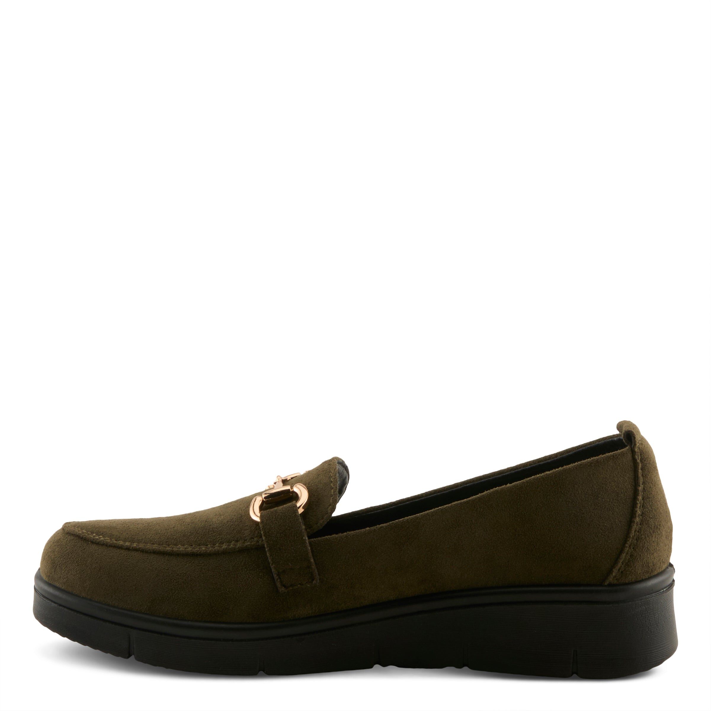 Cashmeran Flat Shoes, OLIVE, alternate image number 2