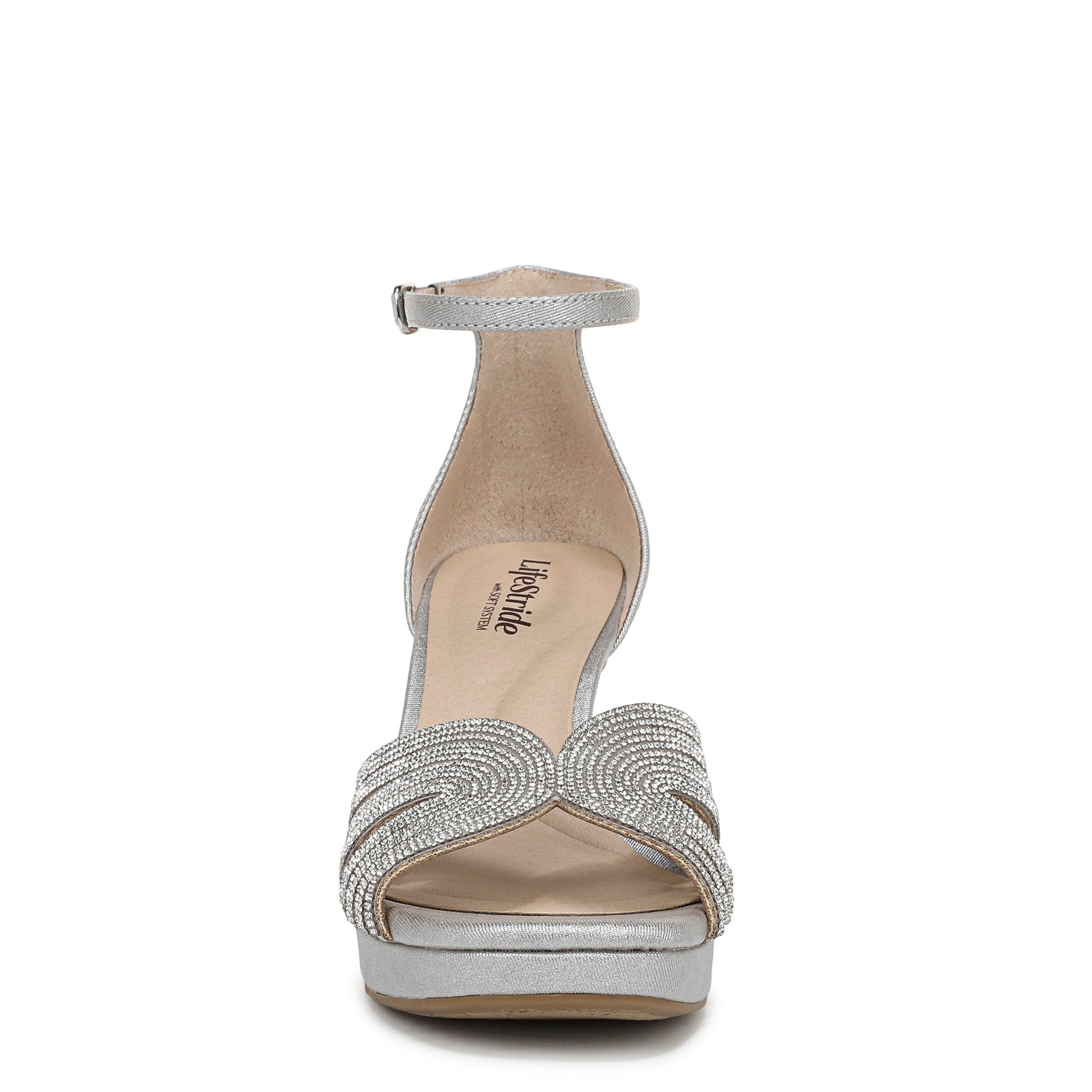 Glamorous Dress Sandal, SILVER, alternate image number 4
