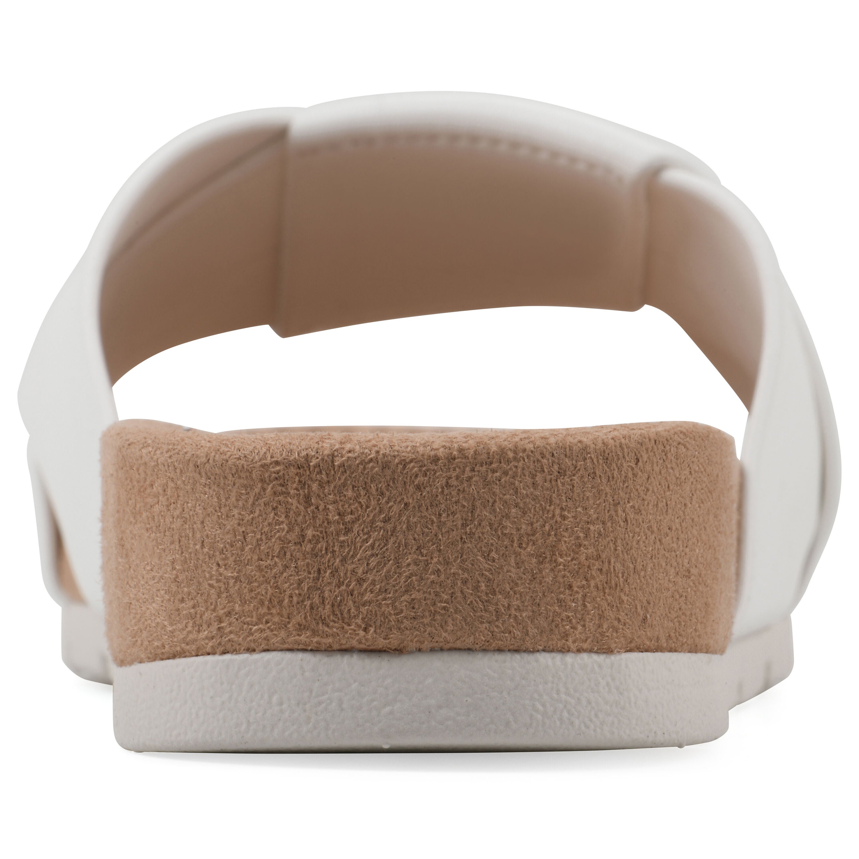 Tincie Slide Sandal, WHITE SMOOTH, on-hover image number 1