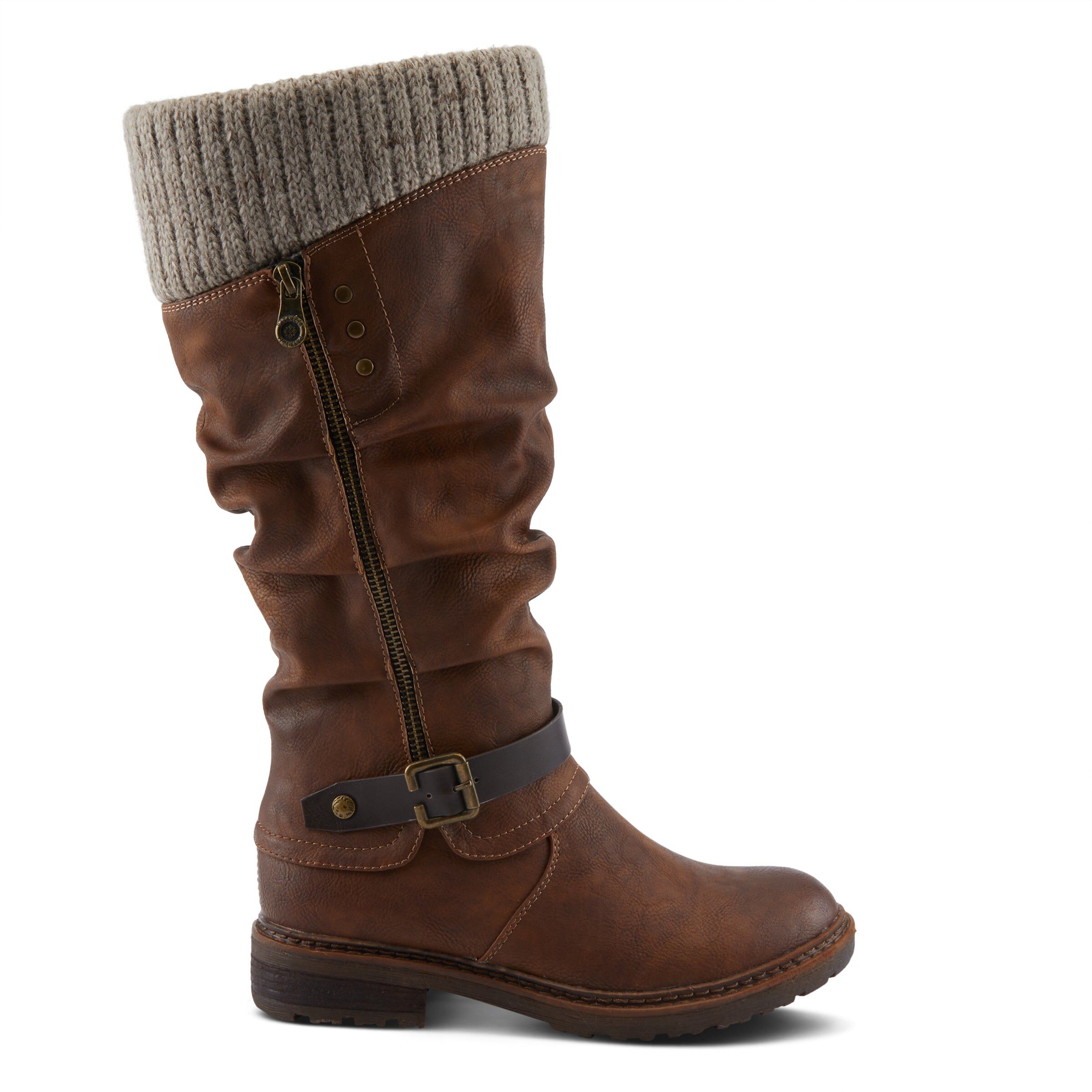 Rowin Tall Boots, MEDIUM BROWN, alternate image number 4