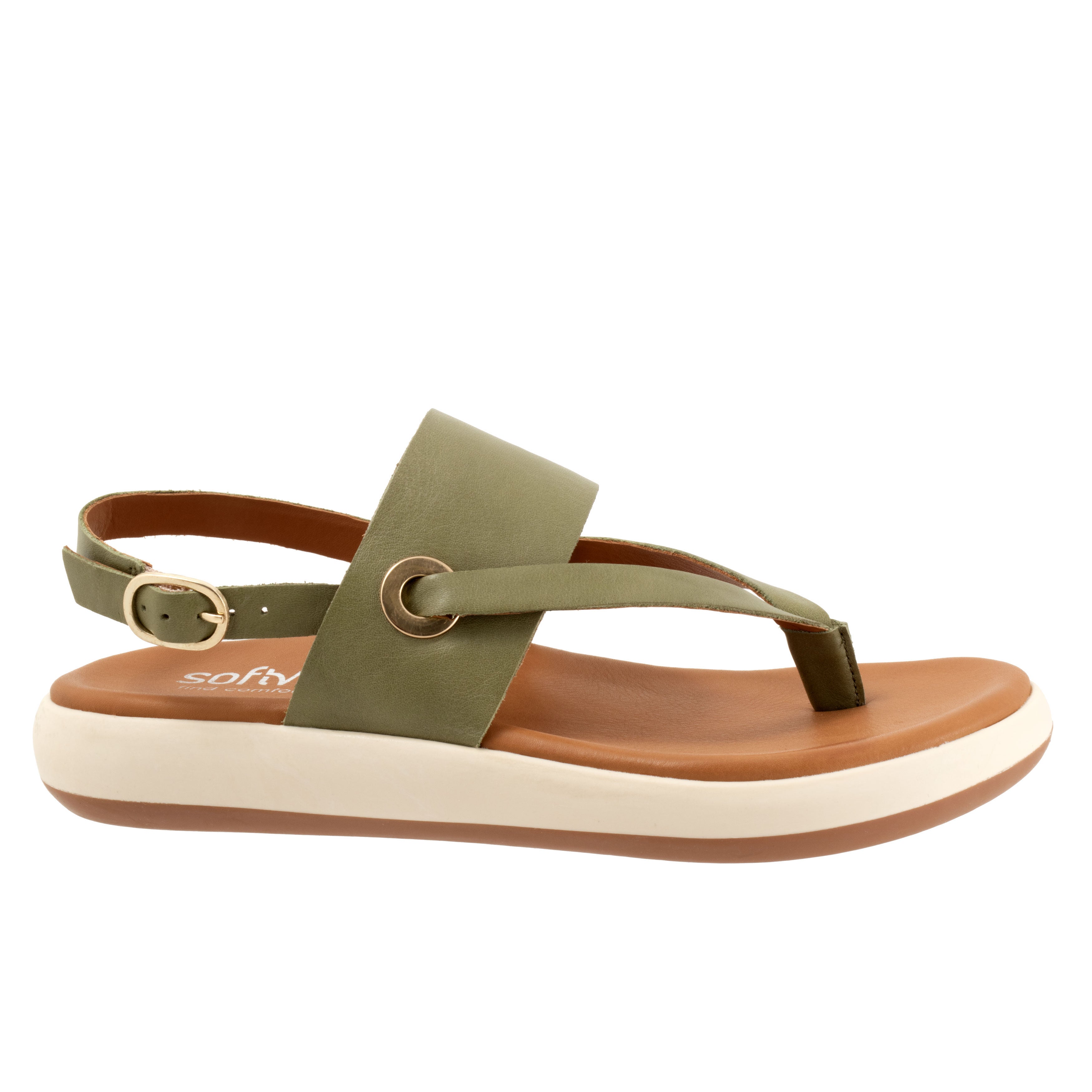 Joliet Sandal, OLIVE, alternate image number 4