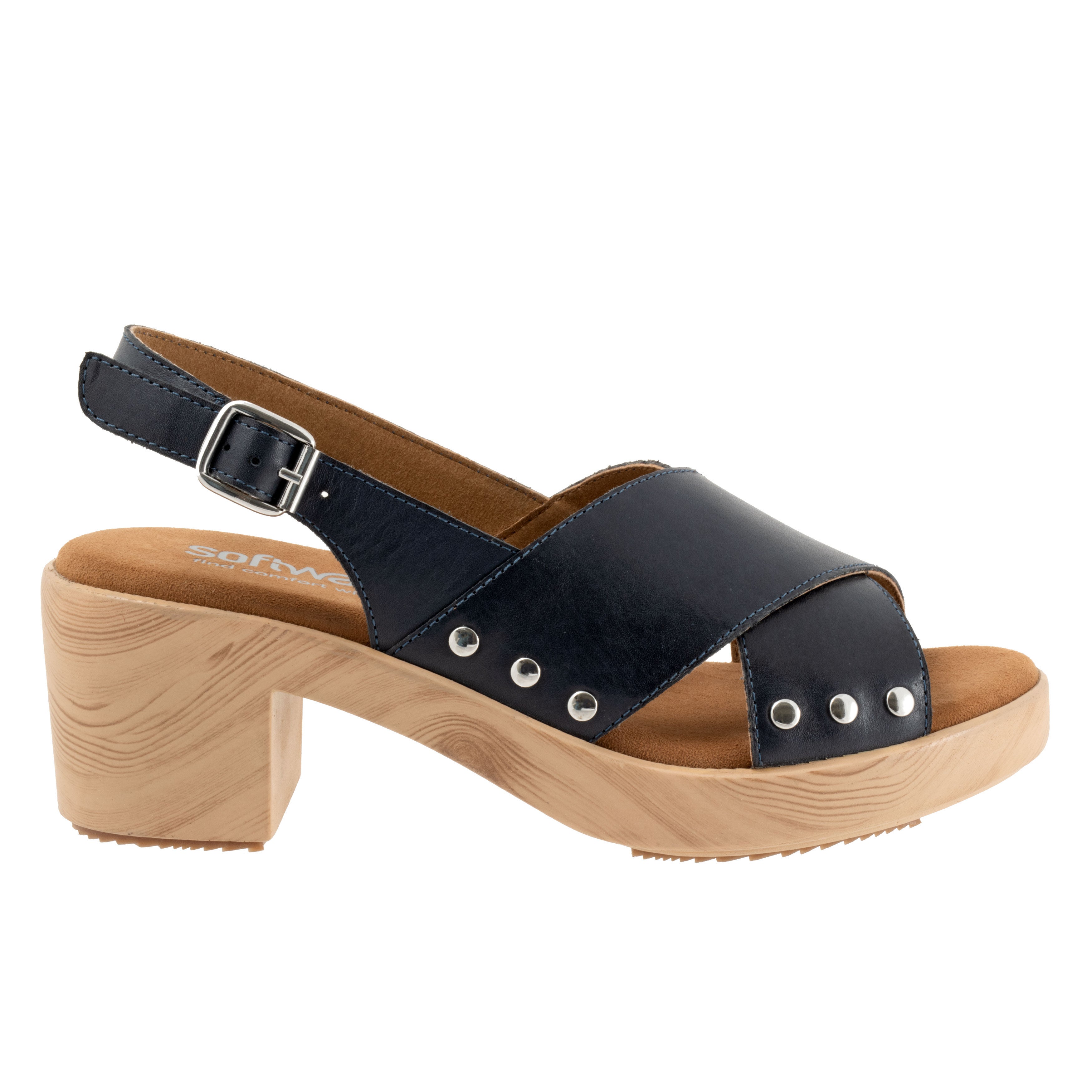 Florence Clog, NAVY, alternate image number 4