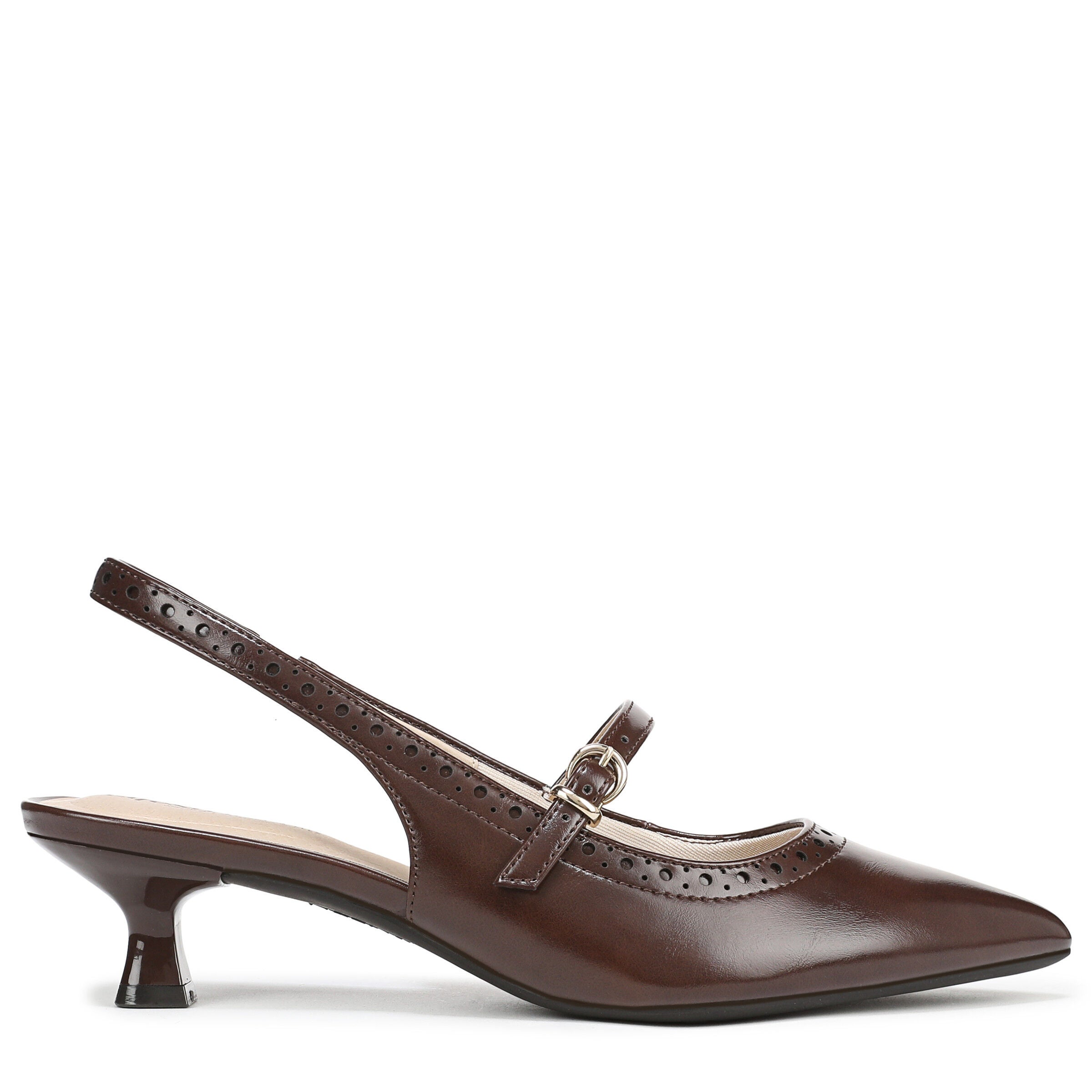 Marilyn Slingback Pump, COGNAC BROWN, alternate image number 3