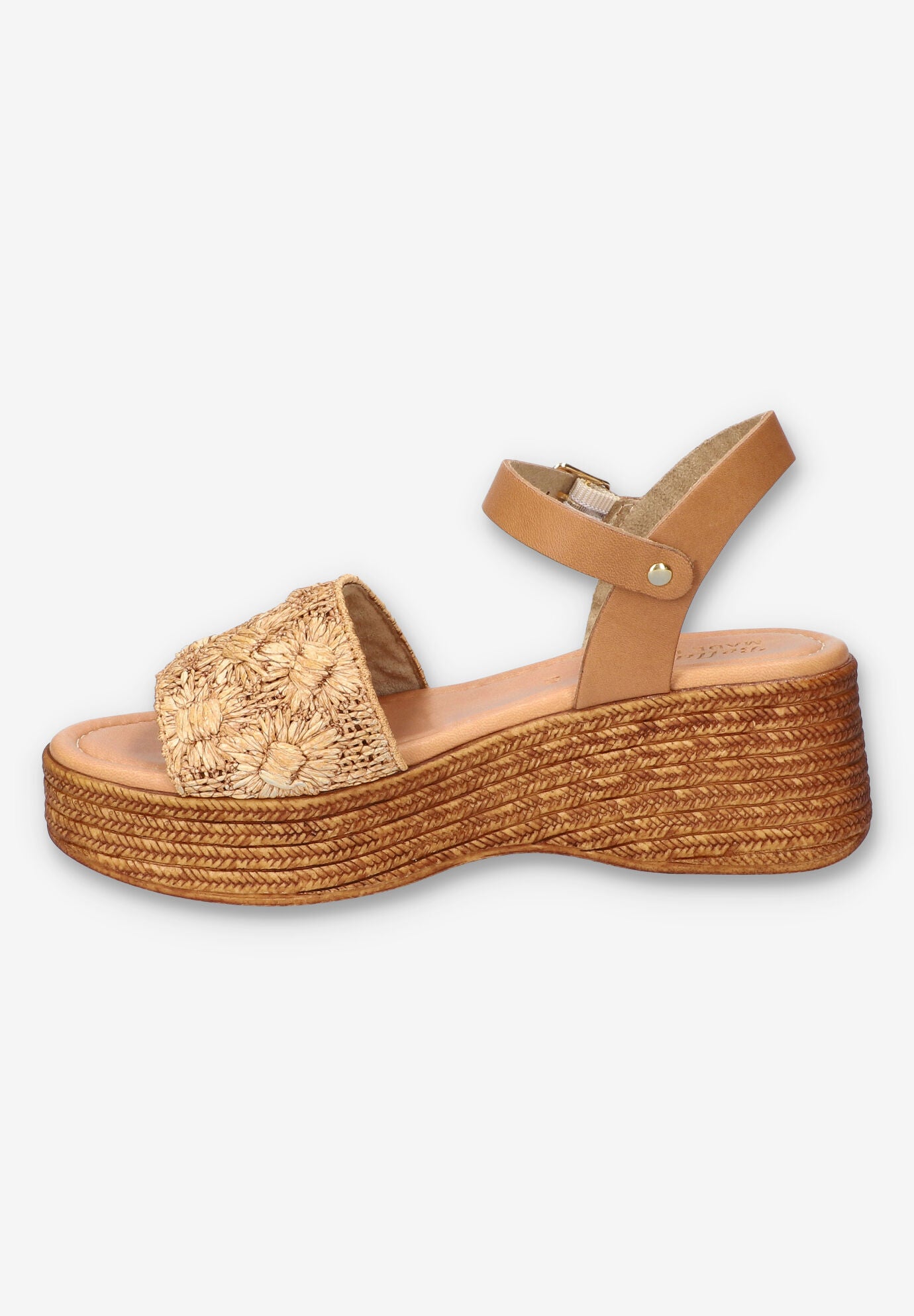 Kea-Italy Wedge Sandal, NATURAL FLORAL, alternate image number 4