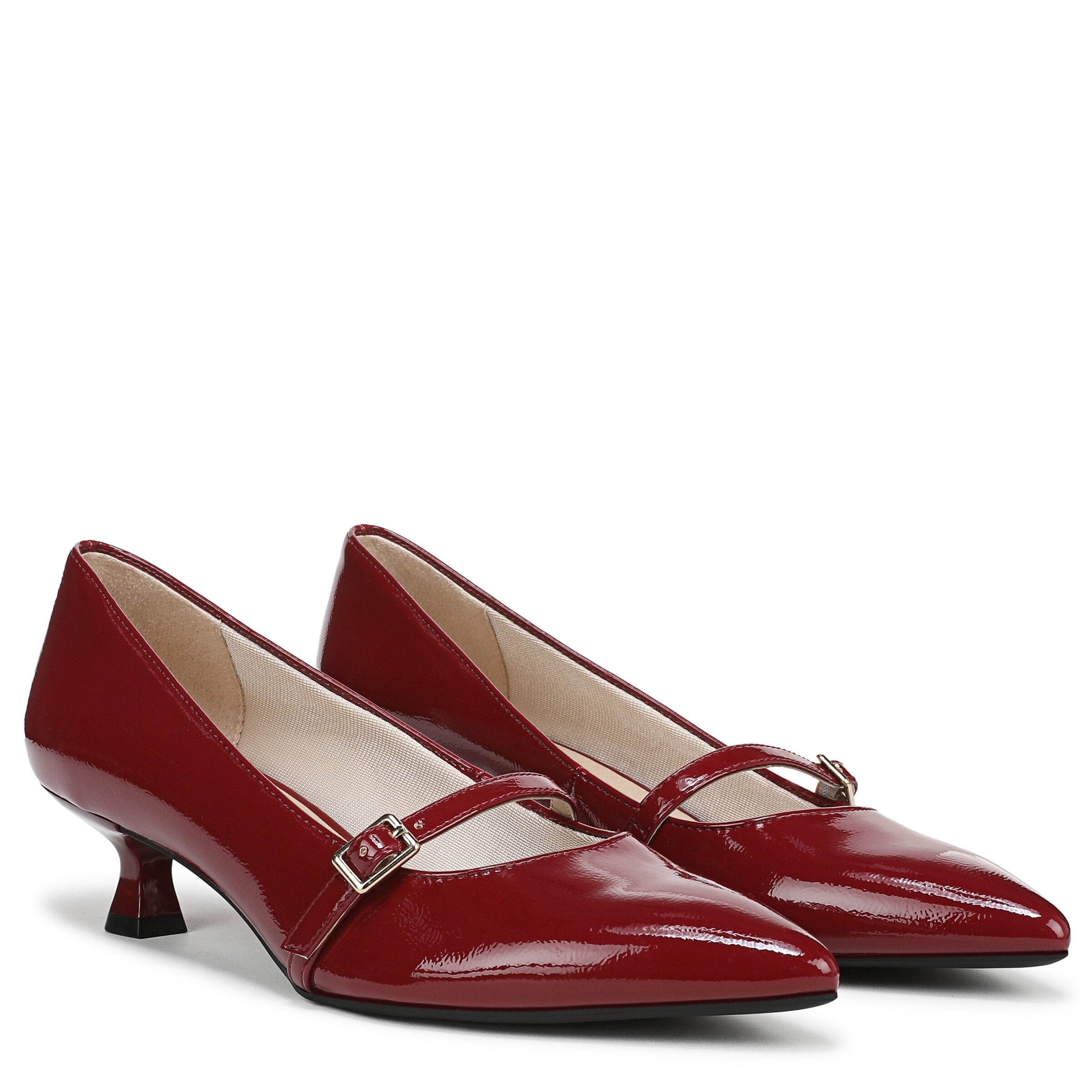 Madelyn Mary Jane Pump, DARK CHERRY PATENT, alternate image number 2