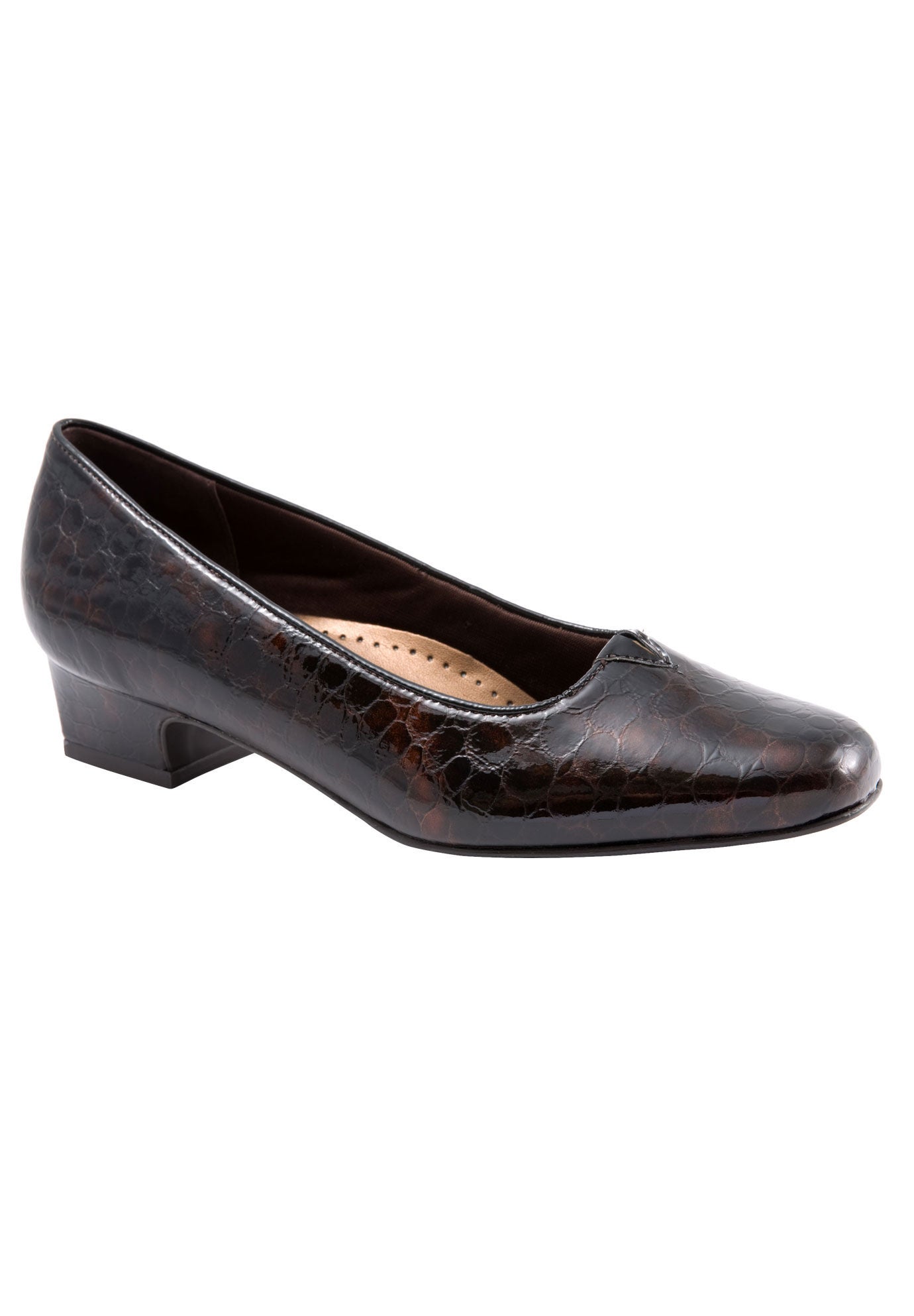 Doris Pumps by Trotters®, MOCHA PATENT, hi-res image number 0