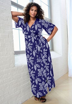 Ultrasmooth® Faux Wrap Maxi Dress