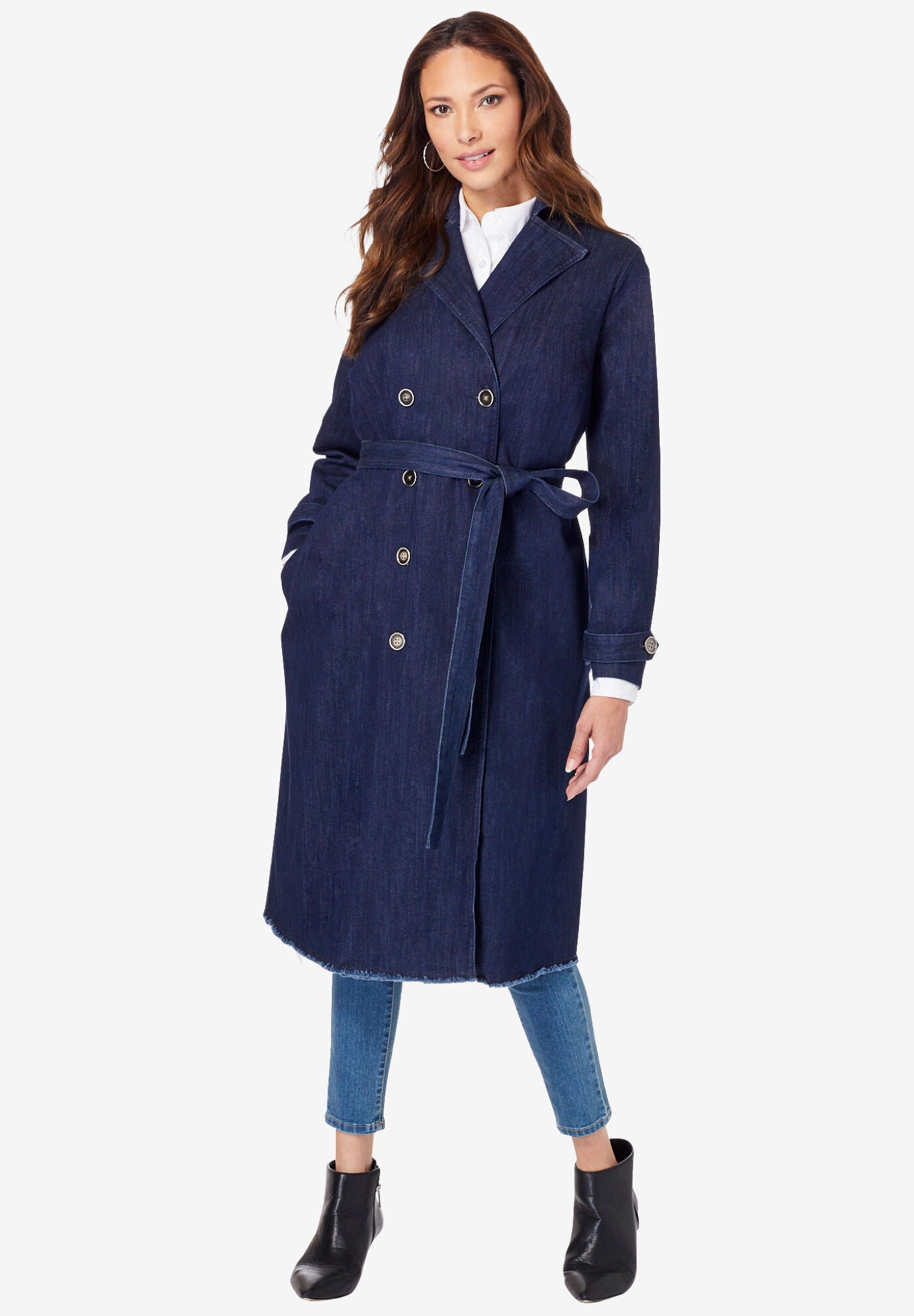 plus size trench coats on sale