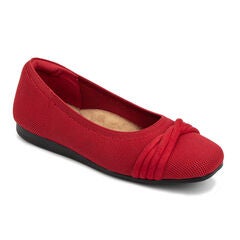 Nissa Square Toe Stretch Knit Flat