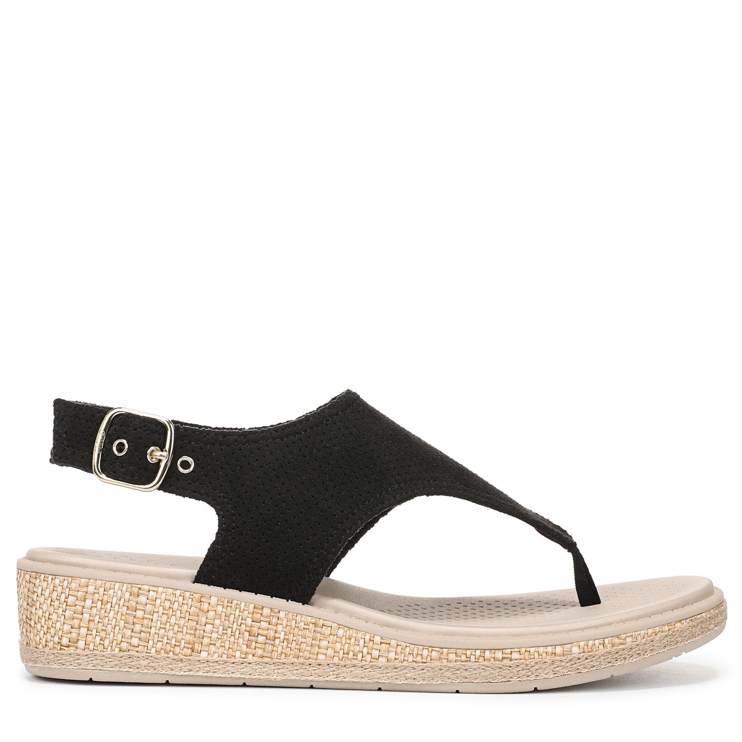 Beachy Slingback Sandal, BLACK, alternate image number 3