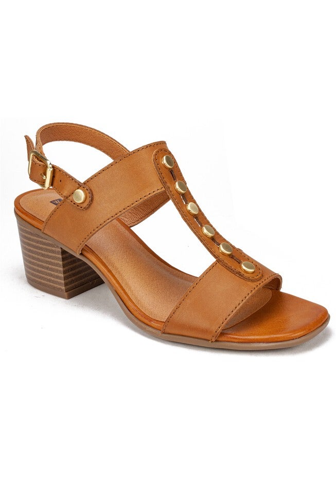 Larkin Heel Sandal , COGNAC, hi-res image number 0