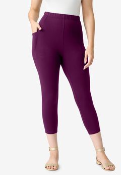 Side-Pocket Essential Capri Legging