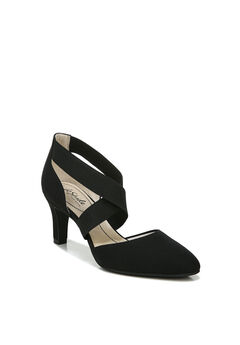 Black Slip On Pumps