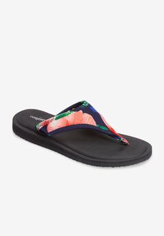The Sylvia Soft Footbed Thong Slip On Sandal