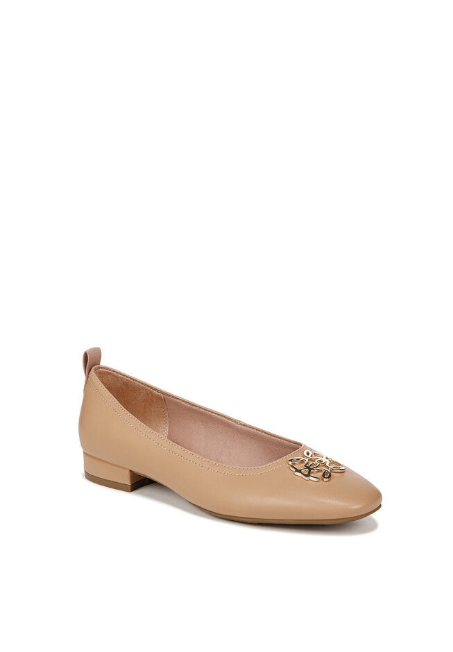 Cameo 2 Flat, TAN FAUX LEATHER, hi-res image number 0