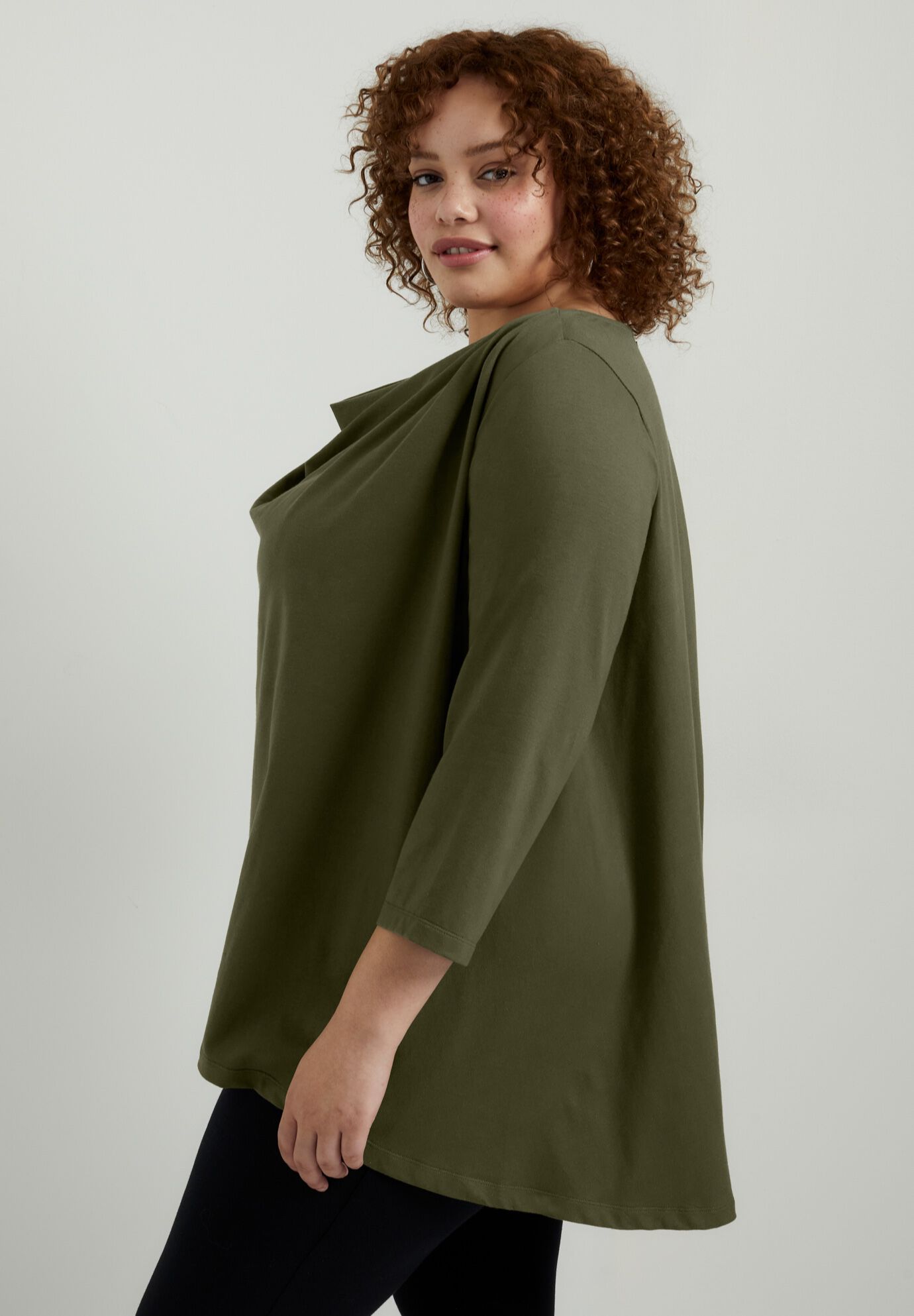 One+Only Cowl-Neck Tunic, , alternate image number 2