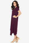 Ultrasmooth® Fabric Handkerchief-Hem Maxi Dress, , alternate image number null