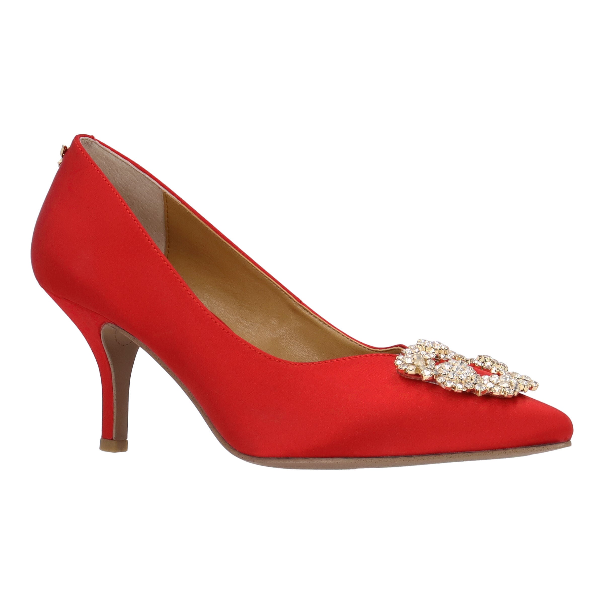 Ezara Slip-On Pump, RED, hi-res image number 0