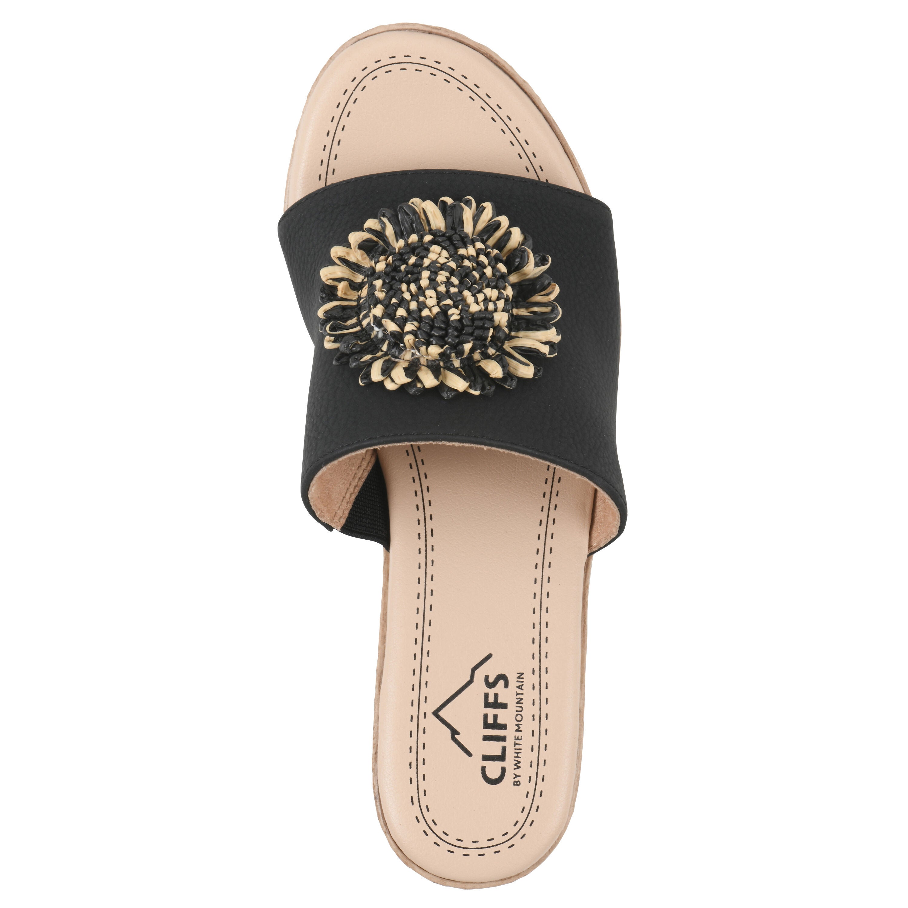 Birkley Wedge Sandal, BLACK NUBUCK, alternate image number 4
