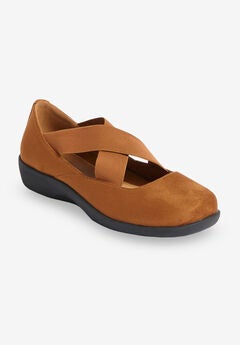 Wide Width Red Flats