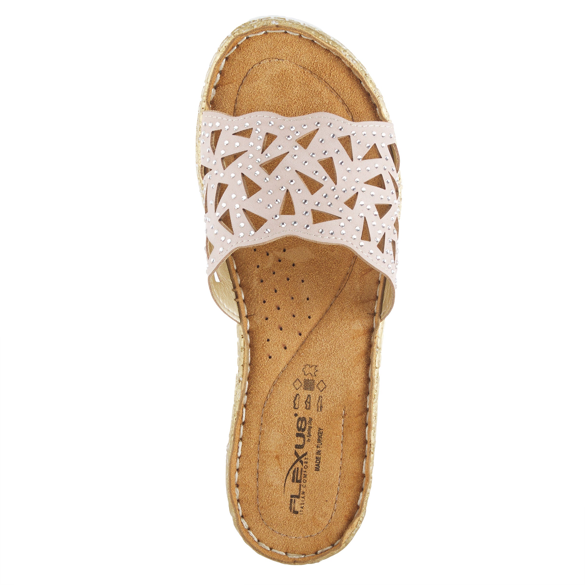 Windom Slide Sandal, BLUSH, alternate image number 3