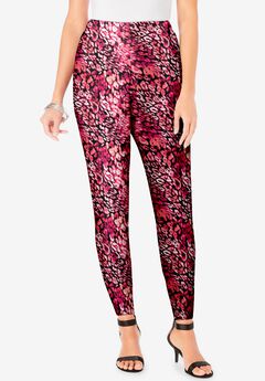 Plus Size Black Capri Leggings