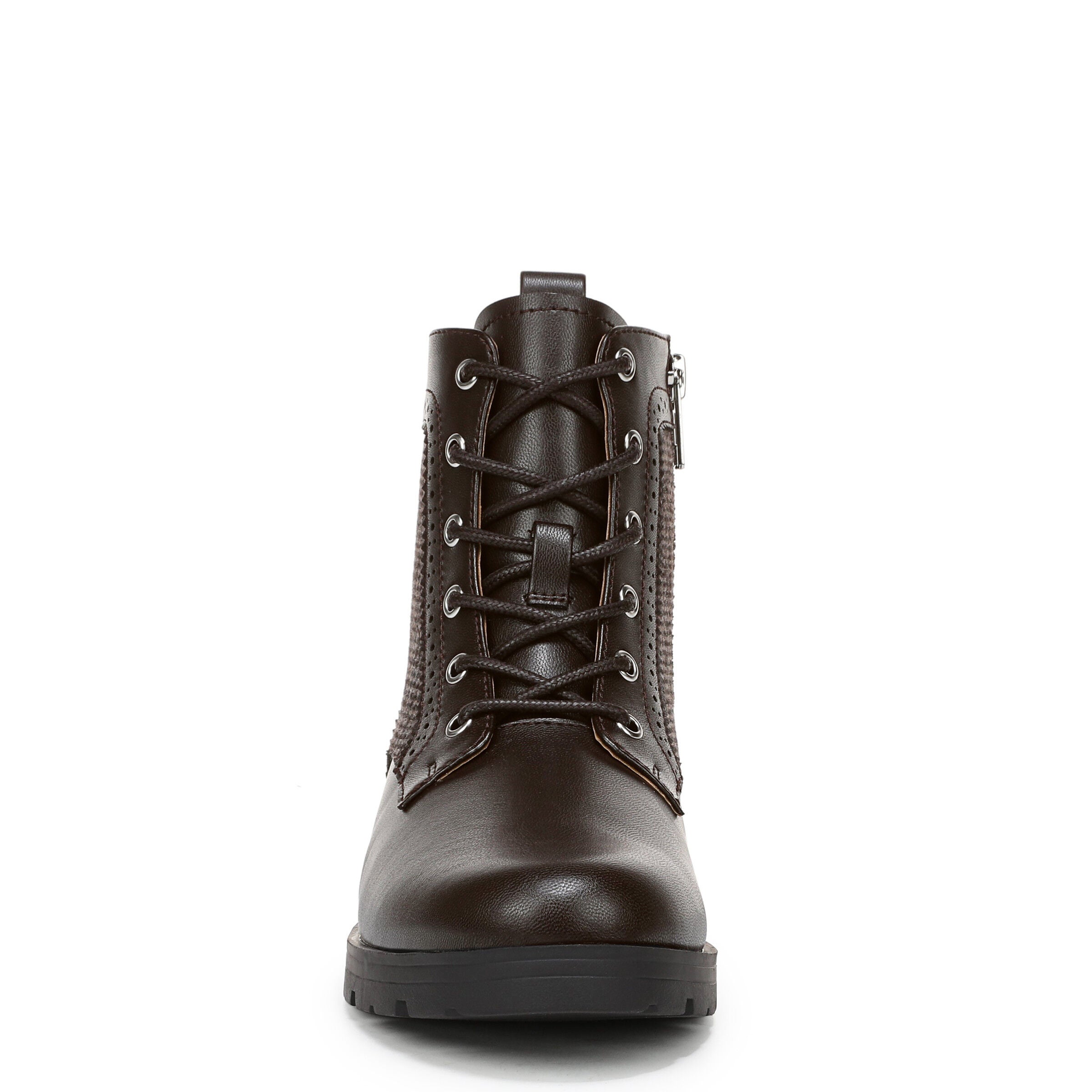 Lena Lace Up Boot, DARK CHOCOLATE, alternate image number 4