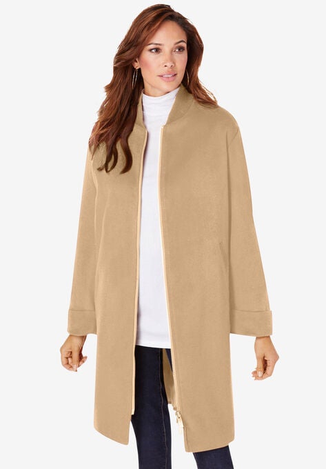 A-Line Driving Coat, SOFT CAMEL, hi-res image number null