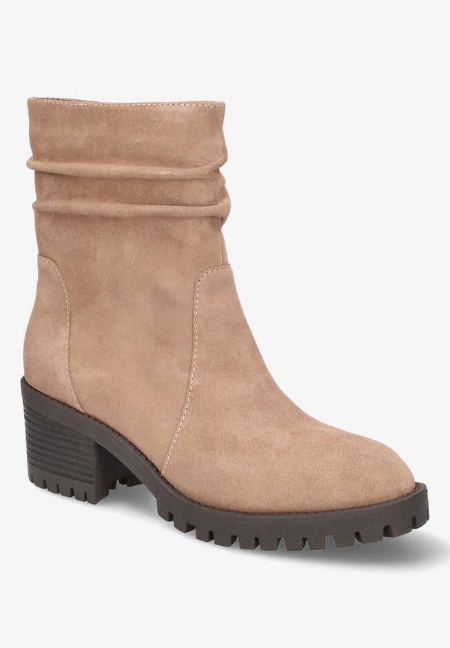 Baina Bootie, ALMOND SUEDE LEATHER, hi-res image number null