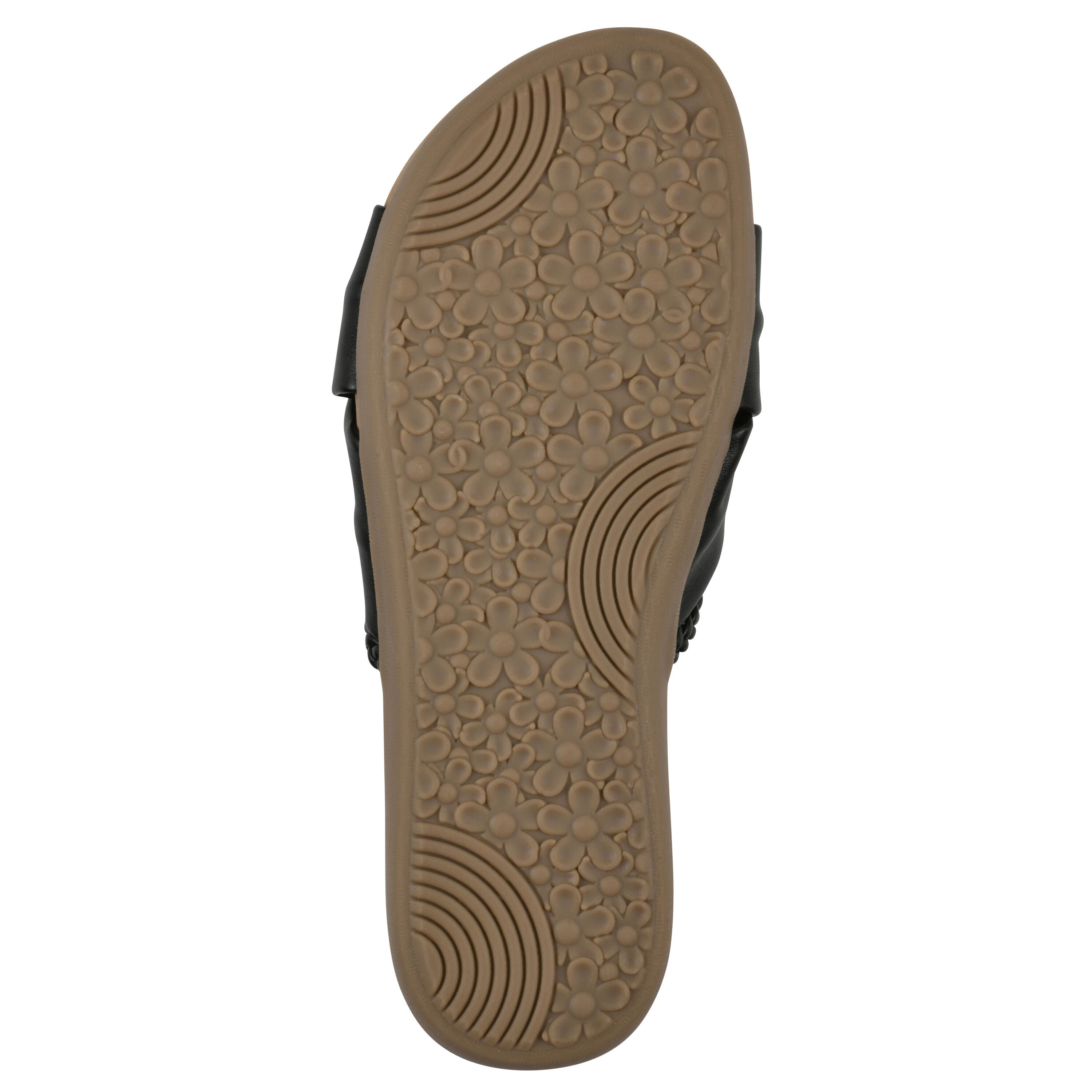 Fasha Slide Sandal, BLACK SMOOTH, alternate image number 5