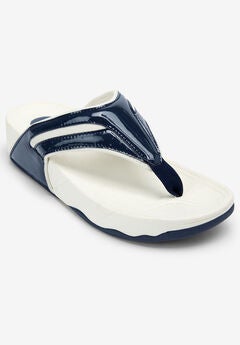 Navy Blue Slide Sandals