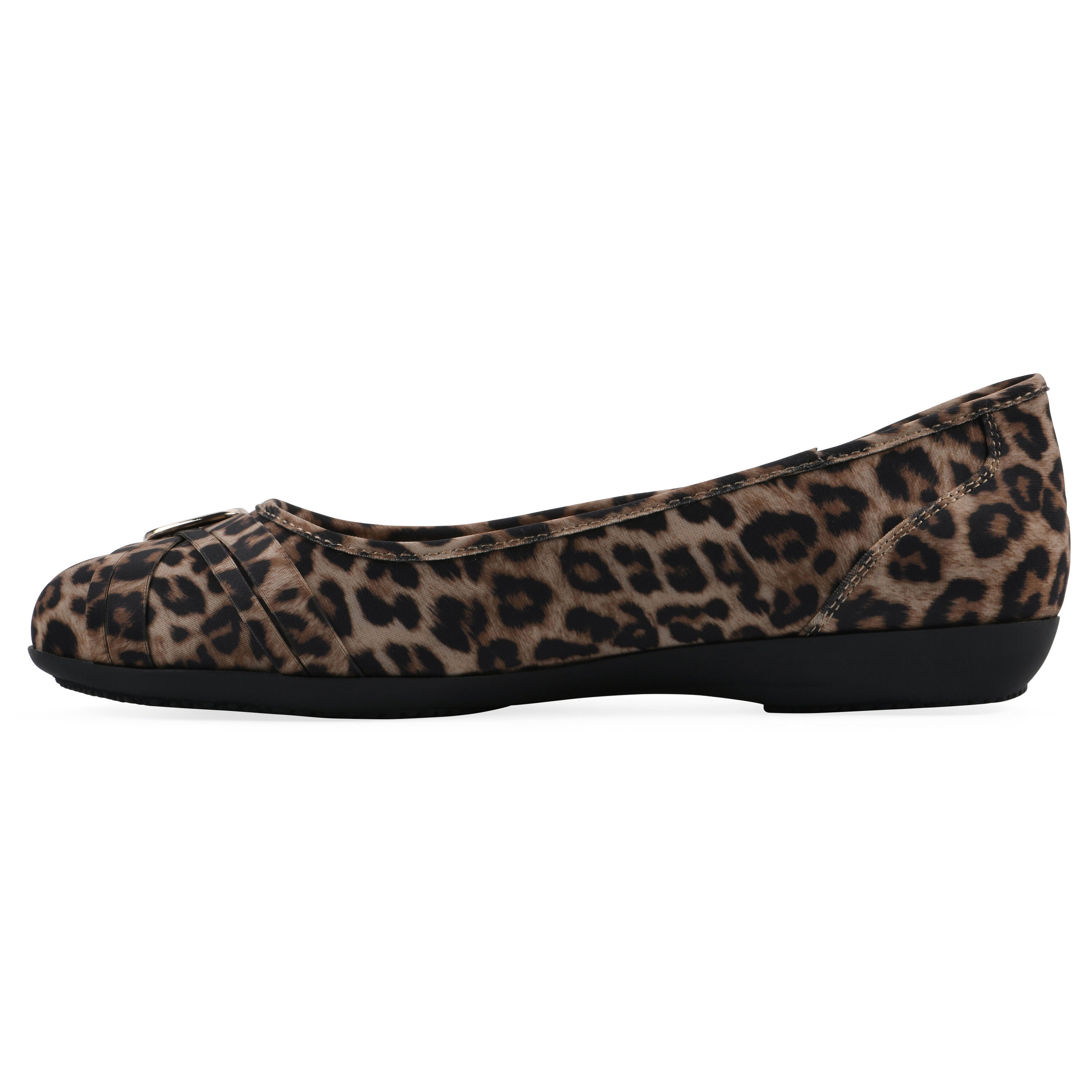 Calming Ballet Flat, TAN LEOPARD NYLON, alternate image number 3