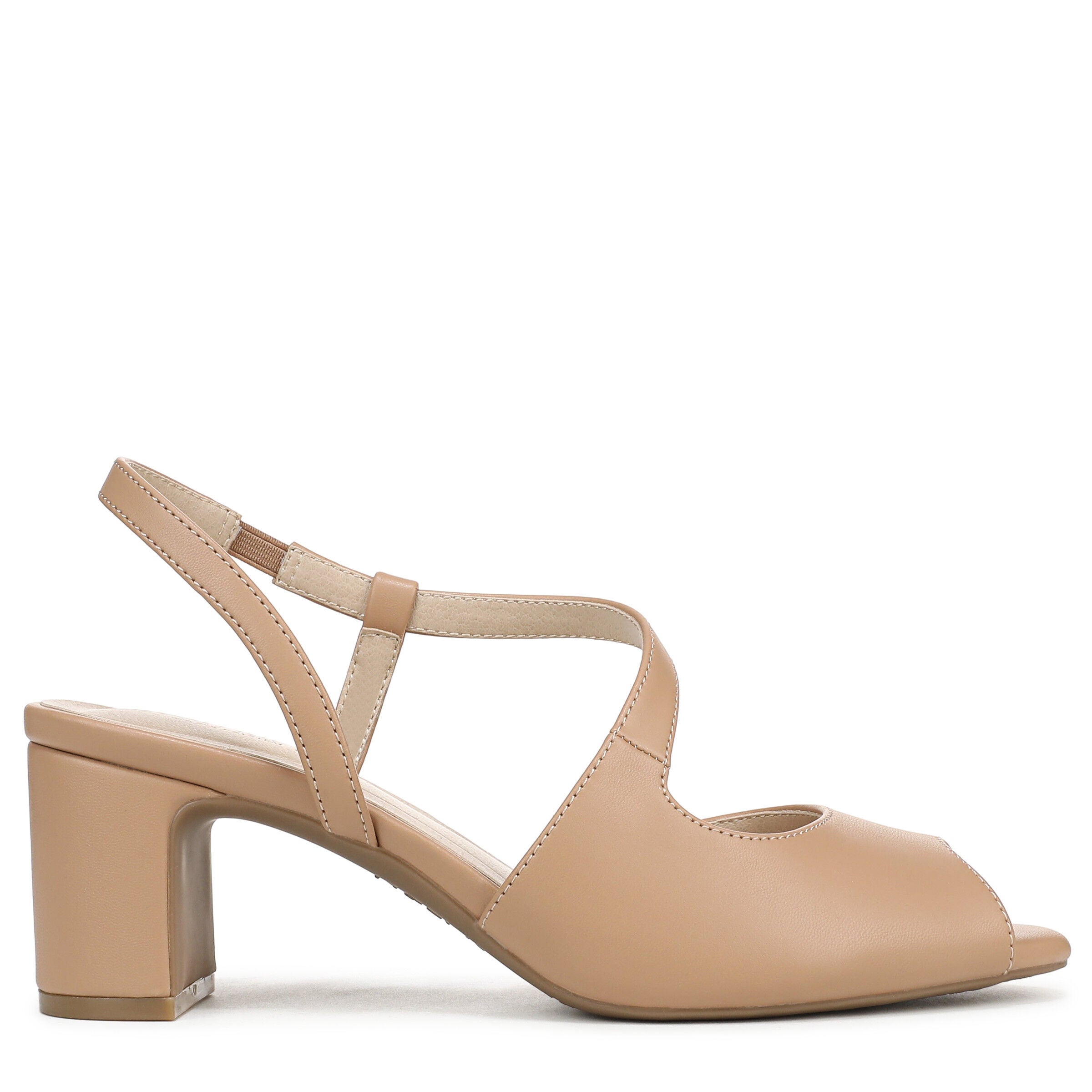 Theo Peep Toe Pump, CAMEL TAN, alternate image number 3