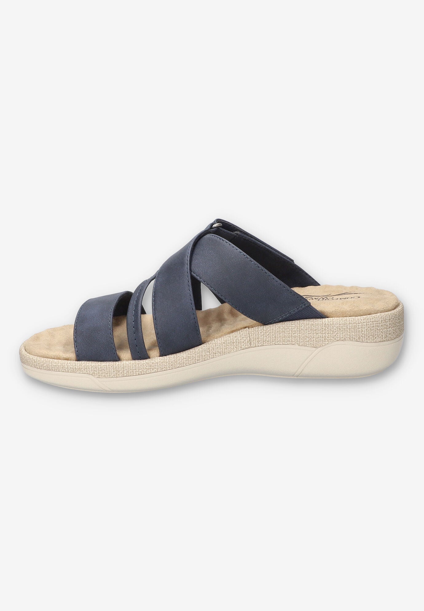 Paola Comfort Platform Sandal, NAVY, alternate image number 4