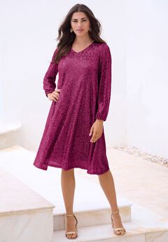 Sequin Swing Dress