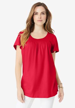 Shirred Ultimate Tee