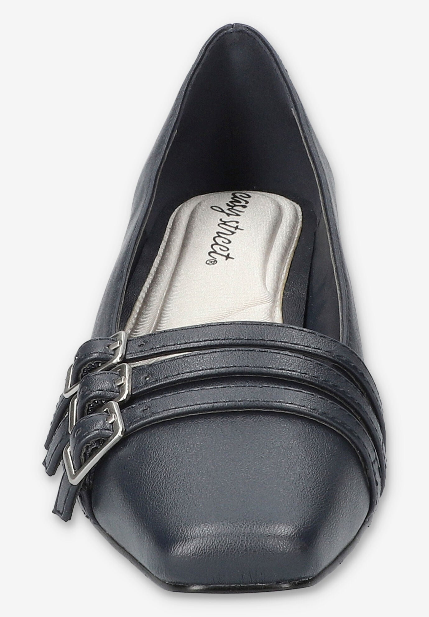 Enya Sqaure Toe Pump, NAVY, alternate image number 3