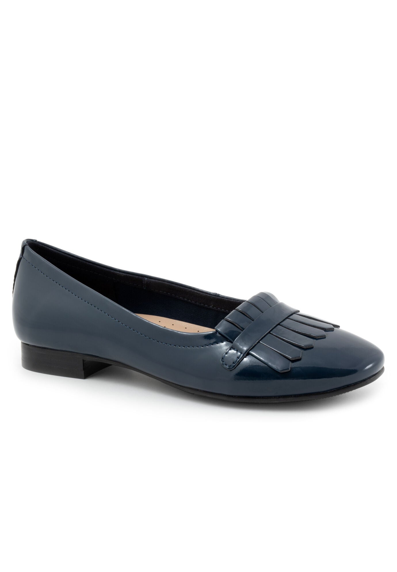 Greyson Flat, NAVY PATENT, hi-res image number 0