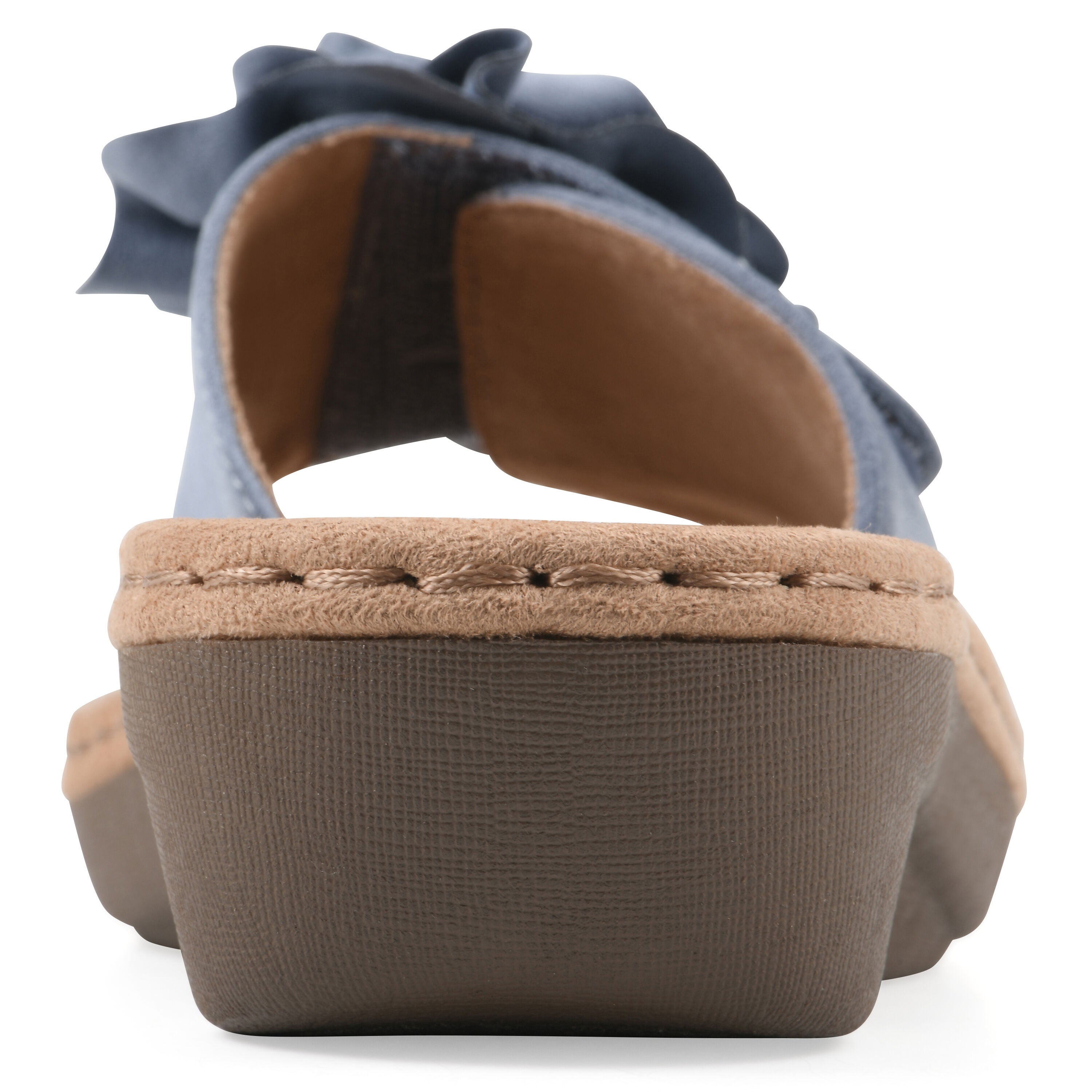 Casmyn Floral Mini Wedge Sandal, PERIWINKLE FABRIC, on-hover image number 1