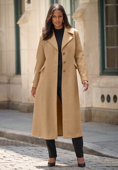 Long Wool Blend Coat