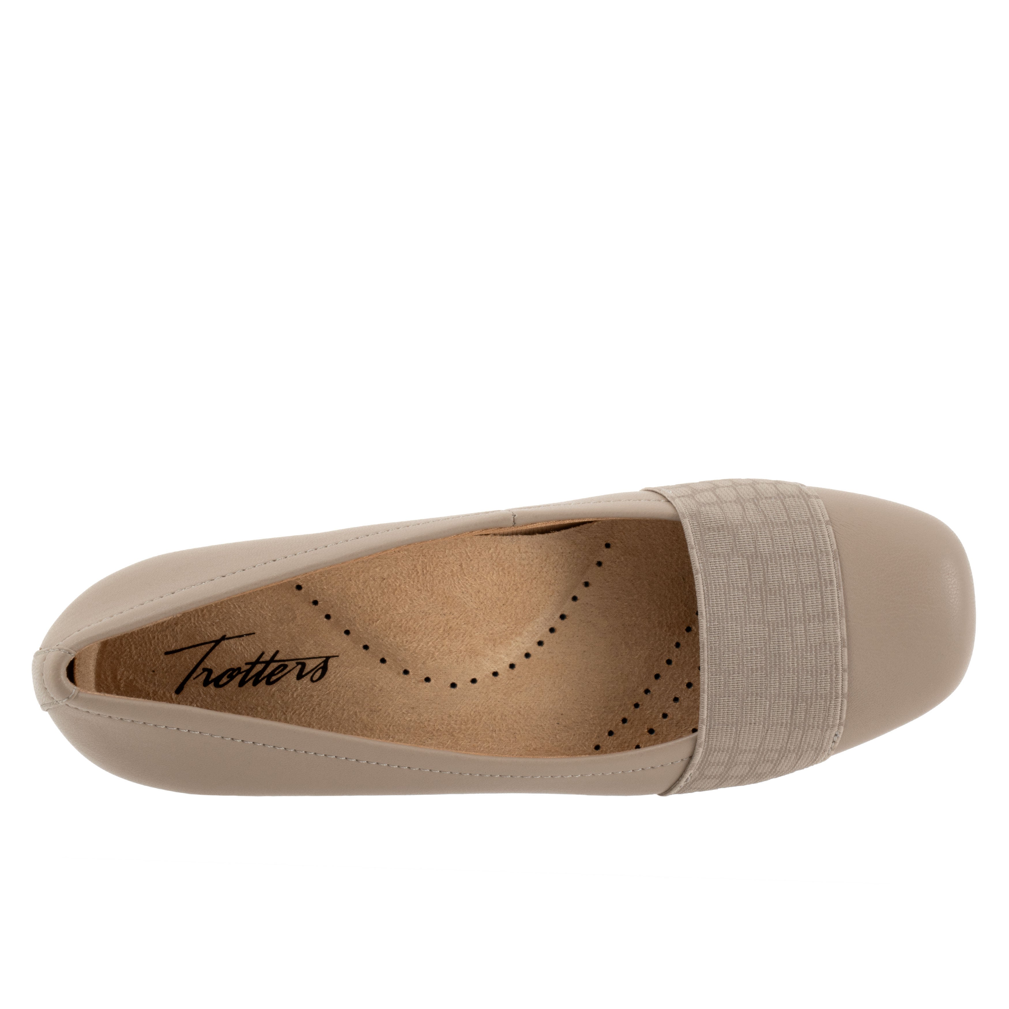 Samantha Flat, TAUPE CROCO, alternate image number 3
